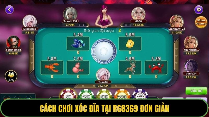 Cách chơi xóc đĩa tại RG8369 đơn giản